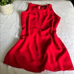 Honey Punch Red Halter Sheath Mini Dress